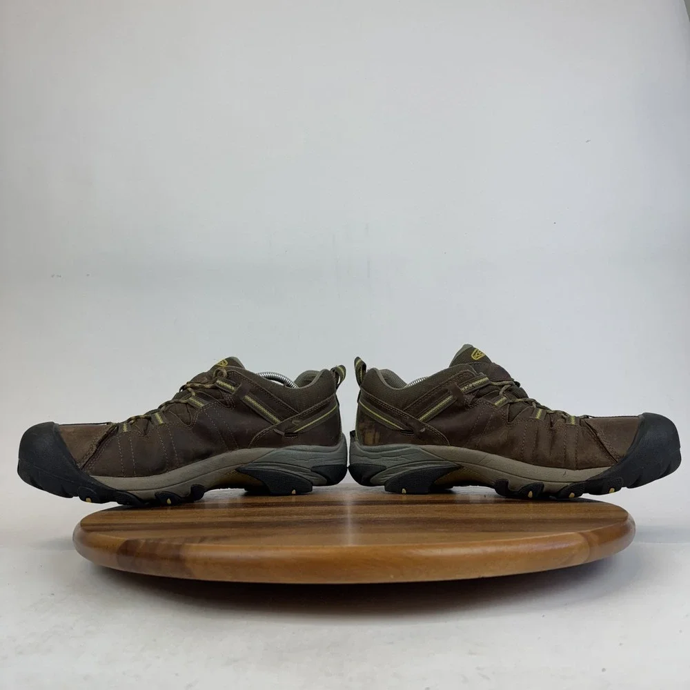Mens Keen Targhee II Waterproof Brown Leather Low Athletic Hiking Shoes Size‎ 14